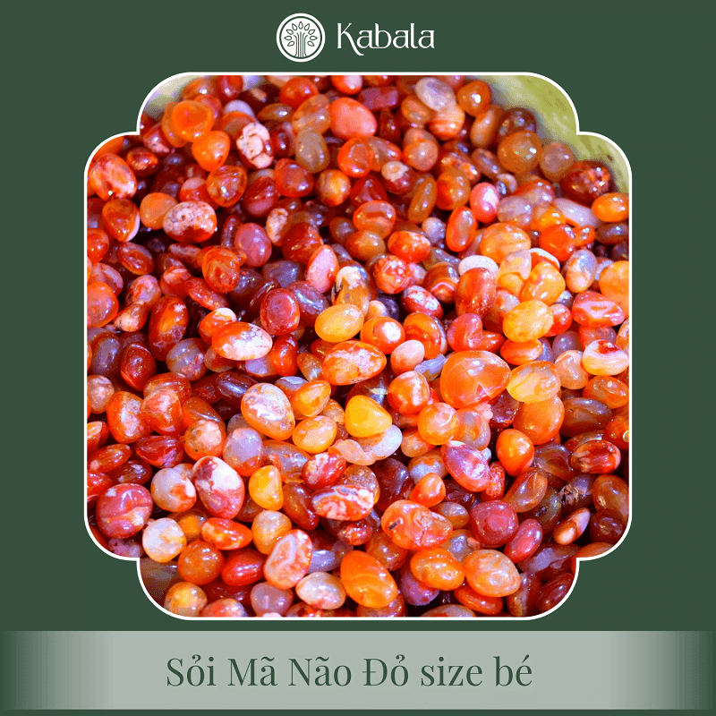 Sỏi Mã Não Đỏ Size Lớn, Size Nhỏ (kg) - Agate