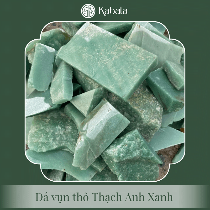 5kg Đá Thạch Anh Vụn Thô Các Màu Trấn Trạch, Trải Nền Móng Nhà - Hàng Loại 1 - Thạch Anh Xanh